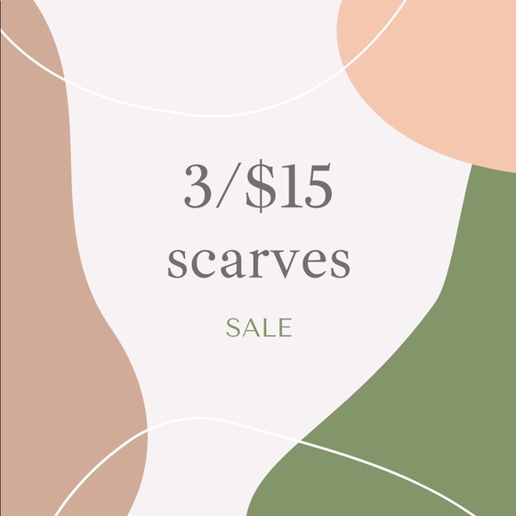 ‼️SALE‼️ 3 for 15$ scarves - Picture 1 of 1